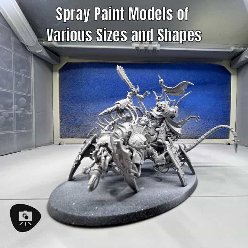 Top 10 best spray booths for airbrushing miniatures and models - Best spray booth for airbrush use and spraying scale models - airbrush spray booth recommendation with tips - large model in spray booth