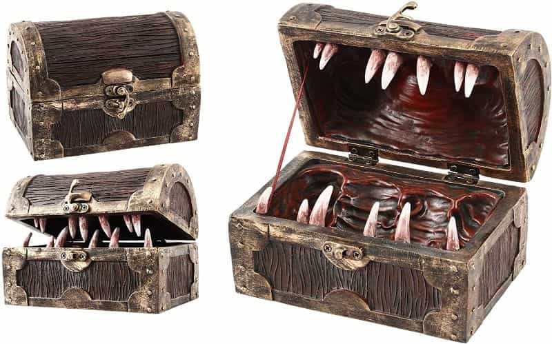 Forged Gaming Mimic Chest Review: Perfect for Dungeon Masters and Players - product photography forged gaming