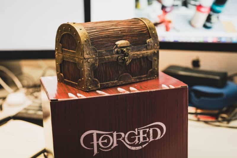 Forged Gaming Mimic Chest Review: Perfect for Dungeon Masters and Players - hefty chest resin painted