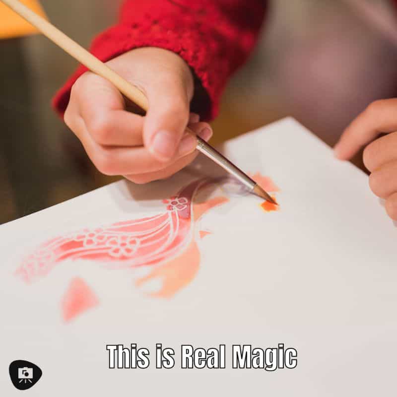 Empathy: Why Science and Art Must Go Together (Editorial) - science and art why they go together - child watercoloring hand