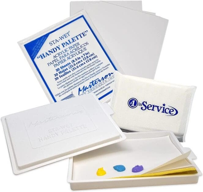 Masterson Sta-Wet Palette for Miniature Painting (Review) - Sta wet palette bundle product image