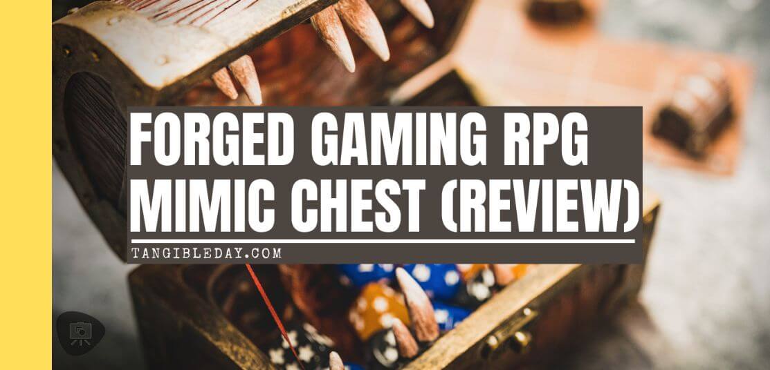 Forged Gaming Mimic Chest Review: Perfect for Dungeon Masters and Players - mimic chest review banner header image