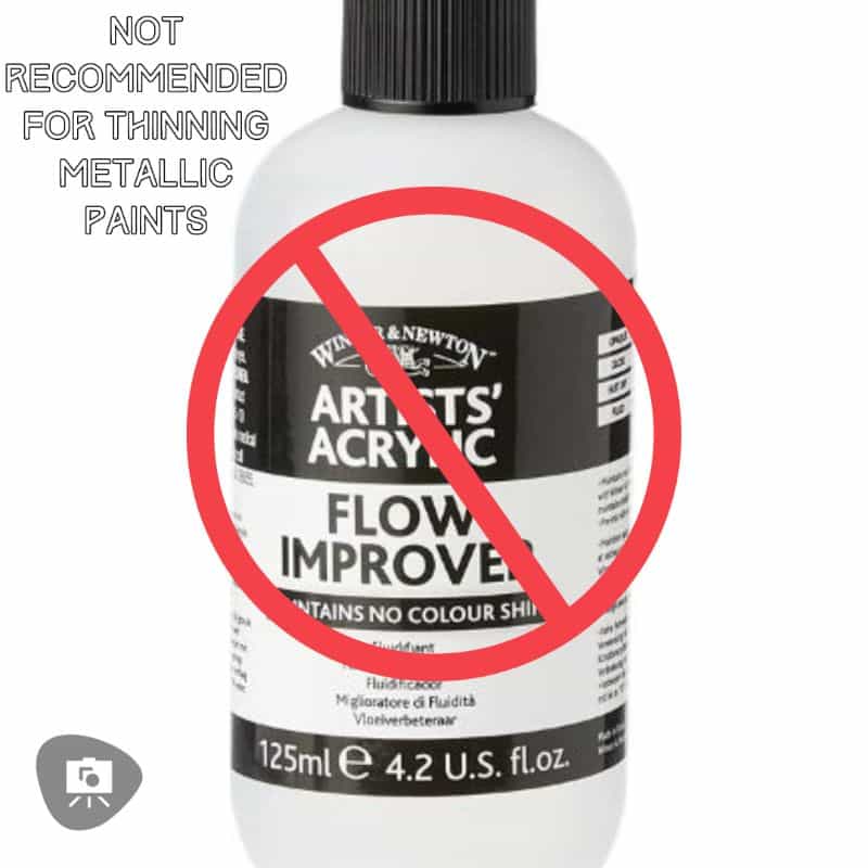 Metallic painting guide and tips - tips for painting miniatures with metallic paints - do not use flow improver with metallic paints