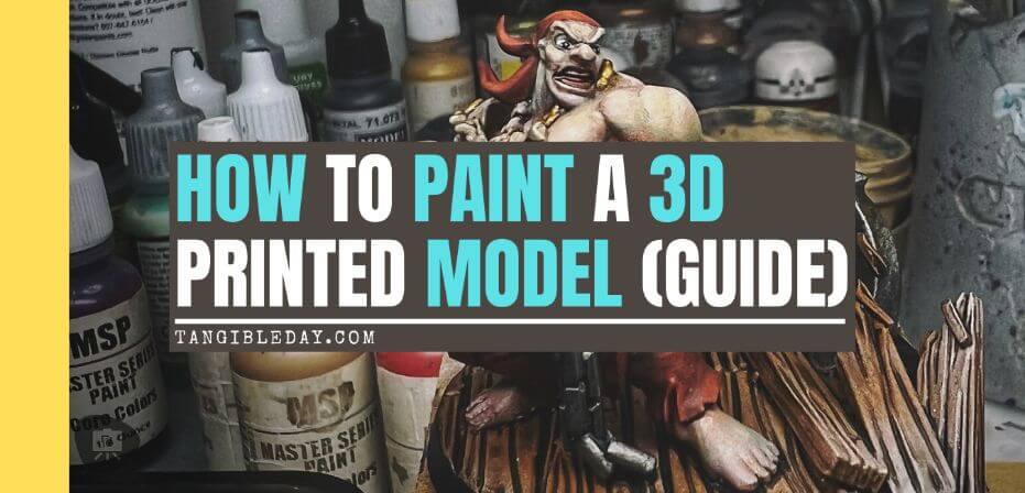 How to Paint a 3D Printed Resin Miniature A-to-Z (Flesh, Cloth, and Metal) - how to paint myminifactory model - header image