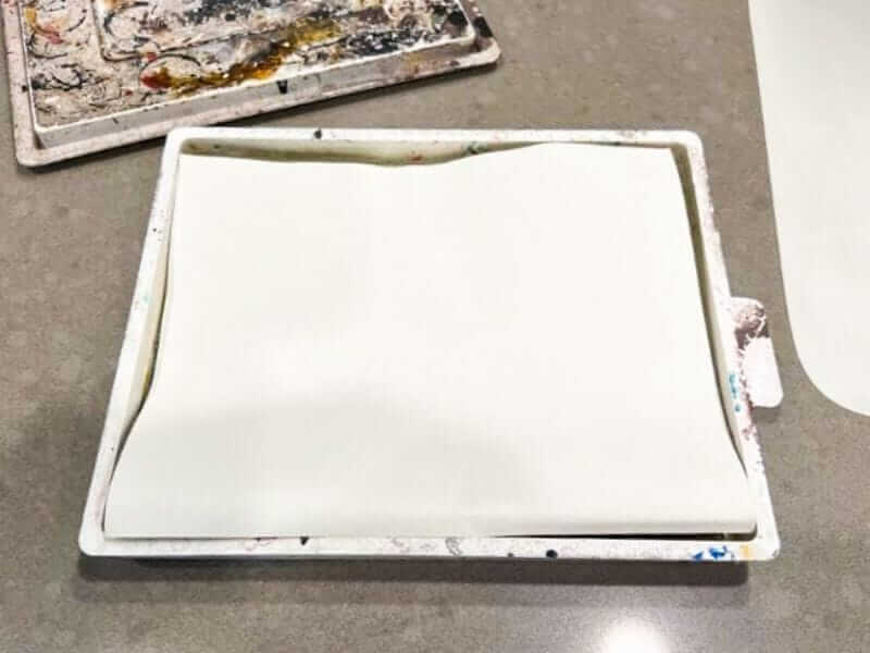 Masterson Sta-Wet Palette for Miniature Painting (Review) - shot from above