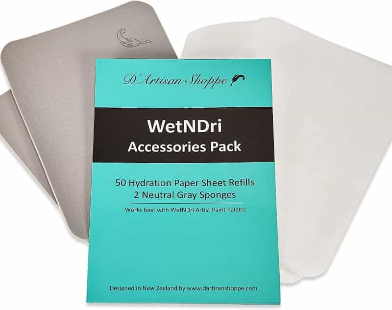 WetNDri Paint Tray Review: Best Alternative to the RGG Everlasting Wet Palette? - Wet palette review - accessory replacement pack