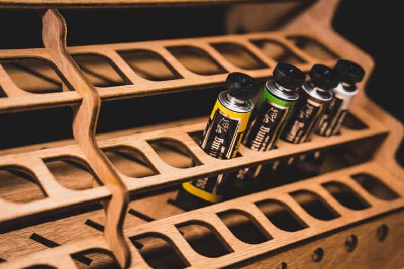 Best Paint Tube Rack? Plydolex Tube Organizer and Storage (Review) - abteilung 502 paint tubes in the rack diagonal configuration