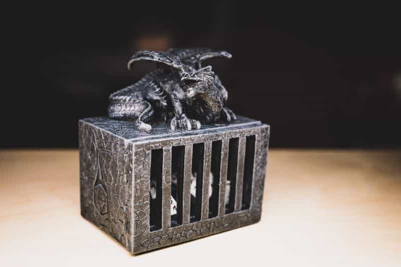 DnD Dice Jails: Science or Superstition? Best 10 RPG Dice Jails - dice jails for rpgs and misbehaving dice - Forged gaming serpent dice cell jail