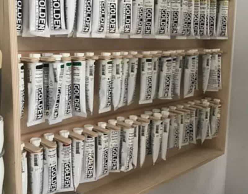 Best Paint Tube Rack? Plydolex Tube Organizer and Storage (Review) - hanging paint tube rack store