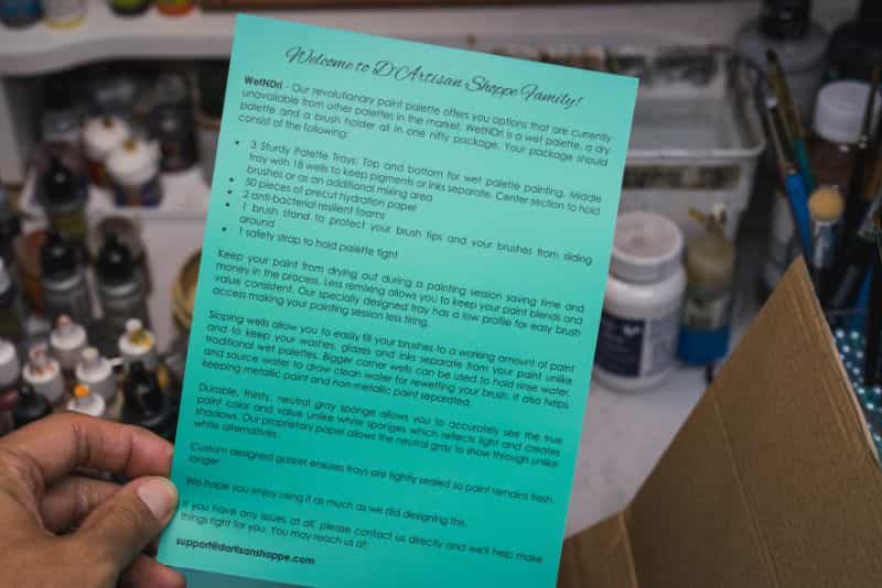 WetNDri Paint Tray Review: Best Alternative to the RGG Everlasting Wet Palette? - Wet palette review - welcome message with introduction