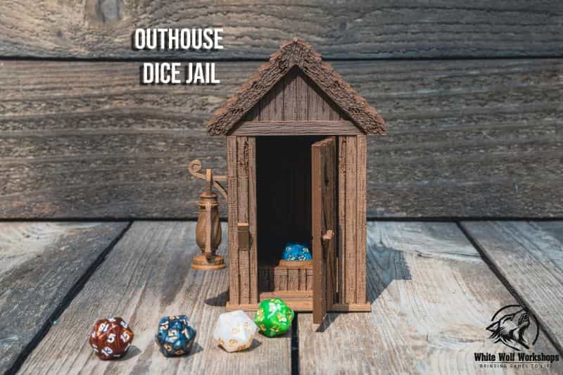 DnD Dice Jails: Science or Superstition? Best 10 RPG Dice Jails  - dice jails for rpgs and misbehaving dice - outhouse dice jail
