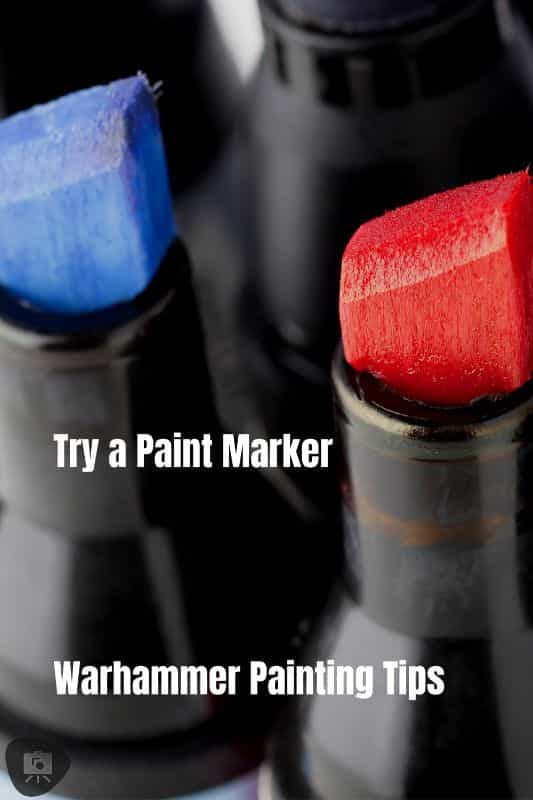 Warhammer Painting Tips for Beginners - New Warhammer Miniature Painting Tips and Guide - Miniature Painting Warhammer Starter Guide - paint markers to speed up panel lining