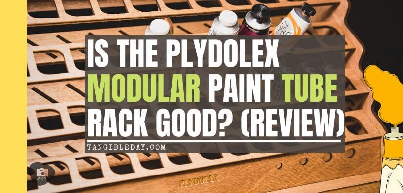  Plydolex Paint Rack Organizer with 65 Holes of 2 Sizes
