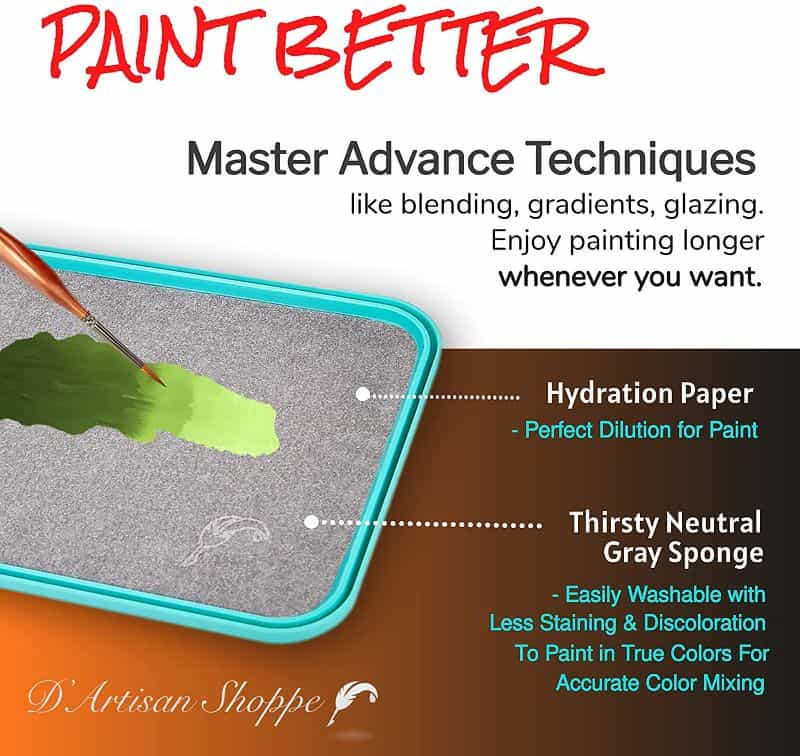 RGG Glass Palette Studio for Miniatures. Master oil painting with Redgrass