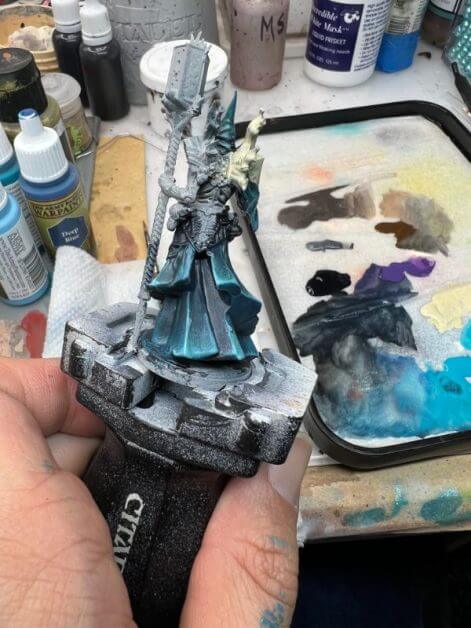 How to Paint the "Pheromancer" Conquest Miniature (Low Stress Method) - painting with washes - how to paint with less stress - conquest the last argument of kings - painting bone armor