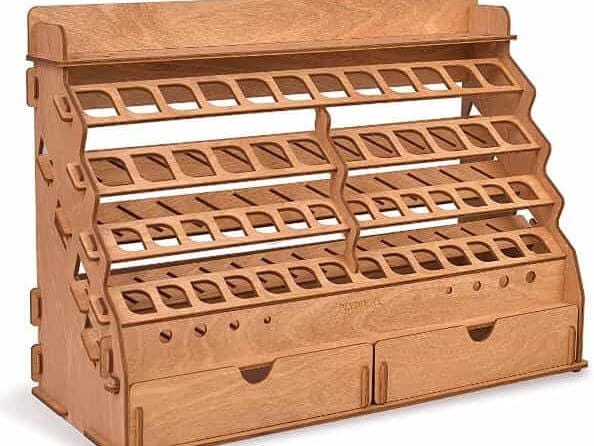 Best Paint Tube Rack? Plydolex Tube Organizer and Storage (Review) - studio photo