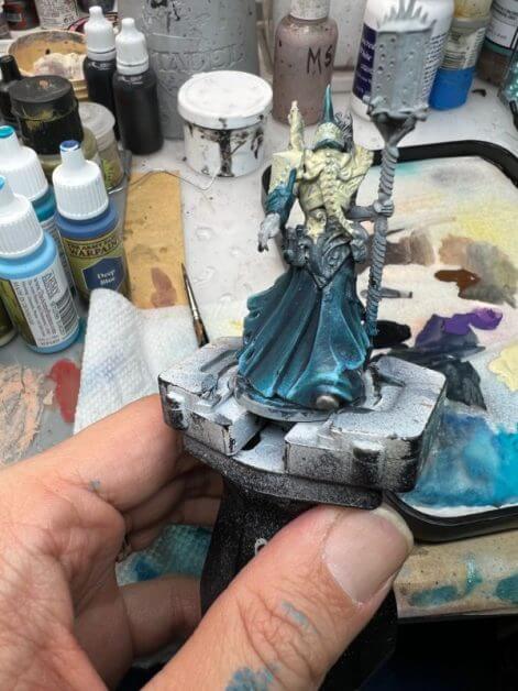 How to Paint the "Pheromancer" Conquest Miniature (Low Stress Method) - painting with washes - how to paint with less stress - conquest the last argument of kings - painting the armor with bone
