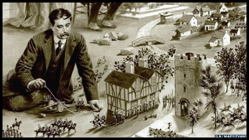 The History of Tabletop Wargaming - Miniature wargaming history through the ages, milestones and key points - illustration of miniature wargaming from the early part of the 20th century