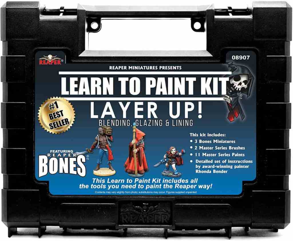 DND Miniature Paints for Dungeons and Dragons (Top 3 Sets Reviewed) - best paint sets for DND miniatures and other RPG models - Learn to paint kit from Reaper Minaitures