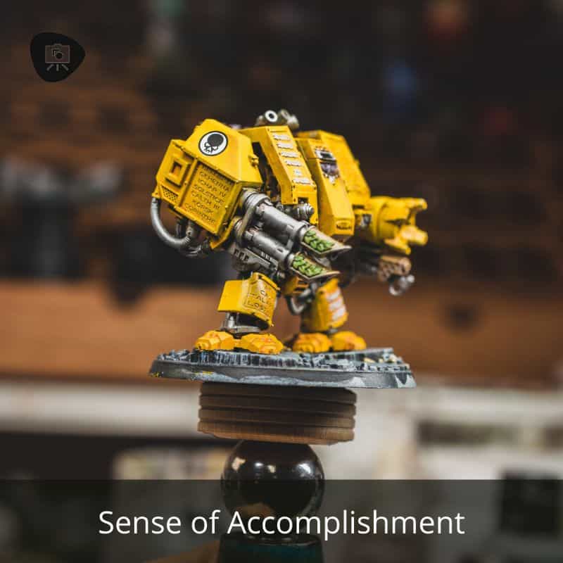 Why I Enjoy Tabletop Miniature Wargaming - tabletop games better than video games - reasons I enjoy wargaming with miniatures - a sense of accomplishment