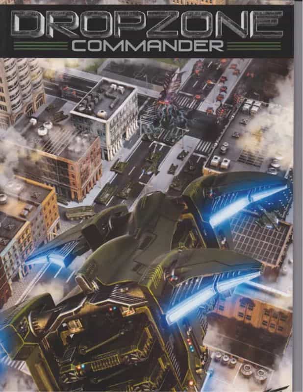 Best tabletop miniature games - Miniature wargaming - what is tabletop wargaming - popular wargames with miniatures - dropzone commander rulebook cover