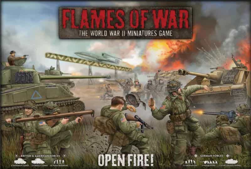 Best tabletop miniature games - Miniature wargaming - what is tabletop wargaming - popular wargames with miniatures - Flames of War WW2 theme tabletop miniatures game