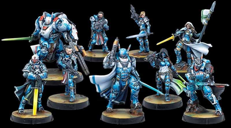 Best tabletop miniature games - Miniature wargaming - what is tabletop wargaming - popular wargames with miniatures - infinity miniatures sci-fi cyberpunk miniature game