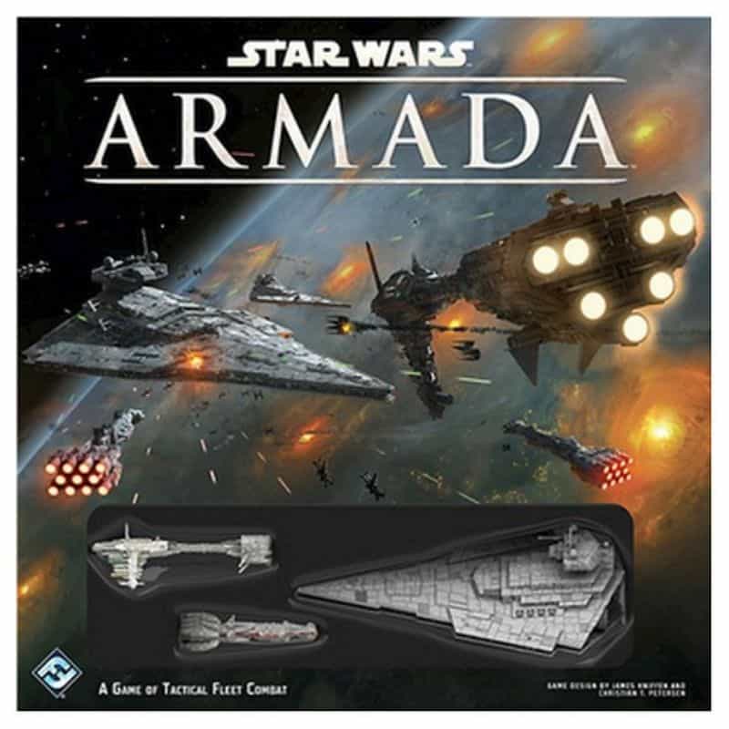 Best tabletop miniature games - Miniature wargaming - what is tabletop wargaming - popular wargames with miniatures - star wars armada miniature tactical game in space box art and models