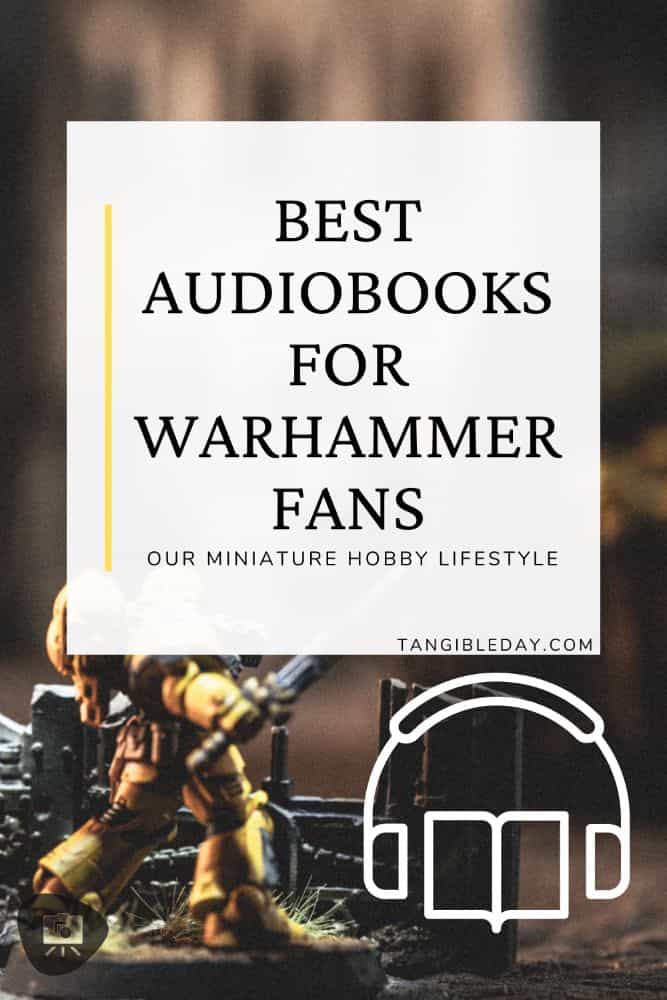 Audiobooks for warhammer fans. Free audiobooks for Warhammer 40k and horus Hersey - vertical banner feature image