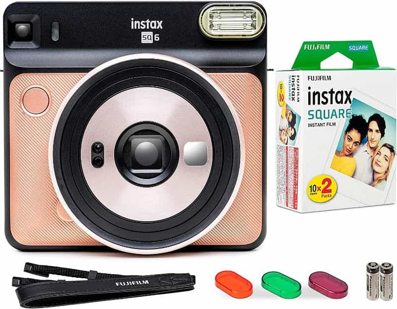 3 Reasons to Use an Instant Camera for Hobby Photography - analog vs digital camera - instant cameras for hobby photography - Fujifilm square SQ6 hybrid instant camera