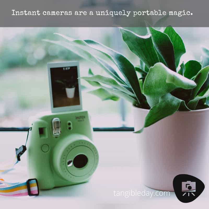 3 Reasons to Use an Instant Camera for Hobby Photography - analog vs digital camera - instant cameras for hobby photography - portable magic box instant camera