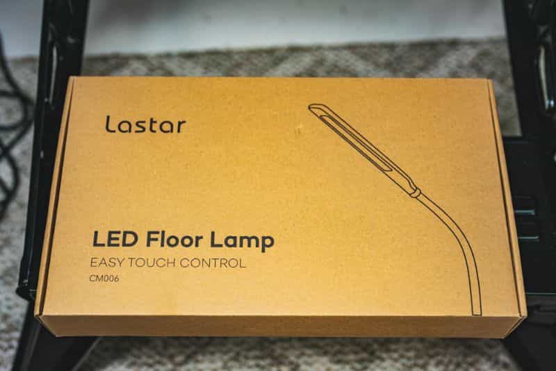 Best floor lamp for hobbies and painting miniatures - Lastar Floor Lamp - LED Task lamp review for painting miniatures - Lastar lamp box