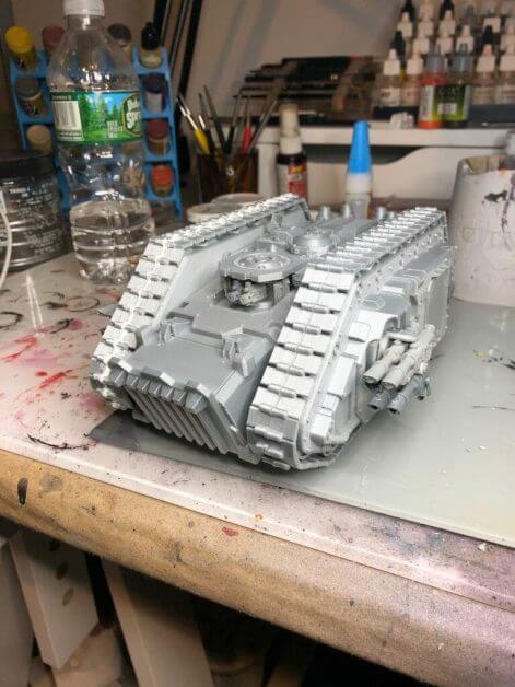 3D Printed Terrain for Warhammer and Tabletop Games - 3D printed terrain for wargames - 3D printing terrain for RPGs tabletop games - forgeworld tank print