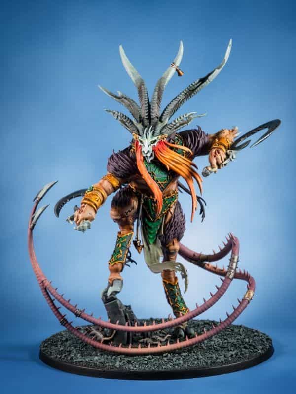 Color Theory in Miniature Painting (Guide) - miniature painting guide with color theory - a guide to color theory for painting miniatures - age of sigmar skaven verminlord colour scheme