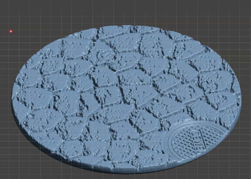 3D Printed Terrain for Warhammer and Tabletop Games - 3D printed terrain for wargames - 3D printing terrain for RPGs tabletop games - stl base file for printer slicing