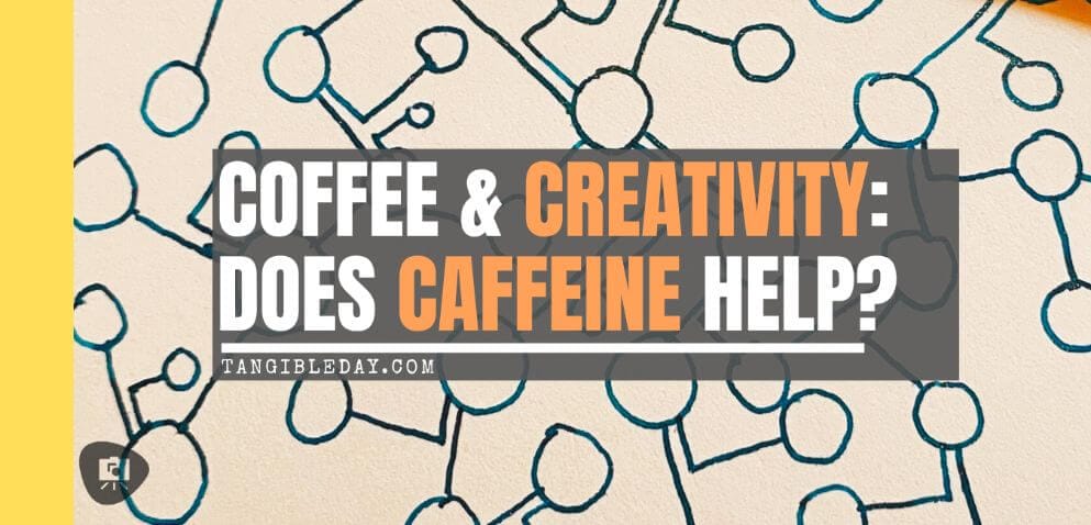 coffee and creativity - how coffee and caffeine can help your creative side - painting miniatures coffee - banner image