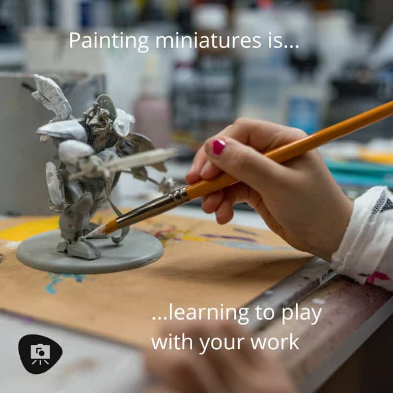 The 50/50 Rule for Painting Miniatures, Efficiently - 50/50 rule in art - how to use the 50/50 rule in miniature painting efficiently - becoming more efficient with painting miniatures and tabletop models