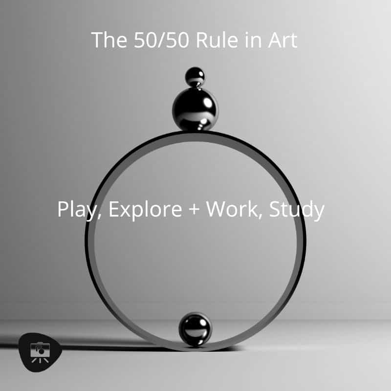 The 50/50 Rule for Painting Miniatures, Efficiently - 50/50 rule in art - how to use the 50/50 rule in miniature painting efficiently - split play explore and work study