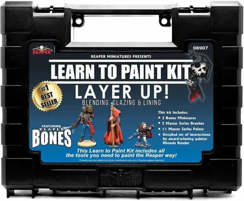 Miniature Painting Tips for Beginners - tips for beginner miniature painters - painting miniatures for beginners - Reaper learn to paint kit