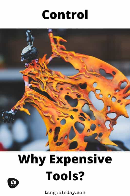 Why Expensive Hobby Tools Suck (and Why We Need Them) - are expensive tools worth it for painting miniatures - painting miniatures on a budget - control