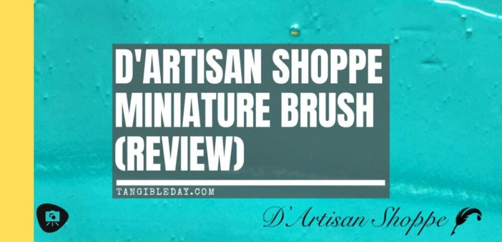 D'Artisan Shoppe Miniature Brushes: Best Synthetic Brushes for Painting Miniatures? (Review) - cheap workhorse brush for miniature painting - banner image