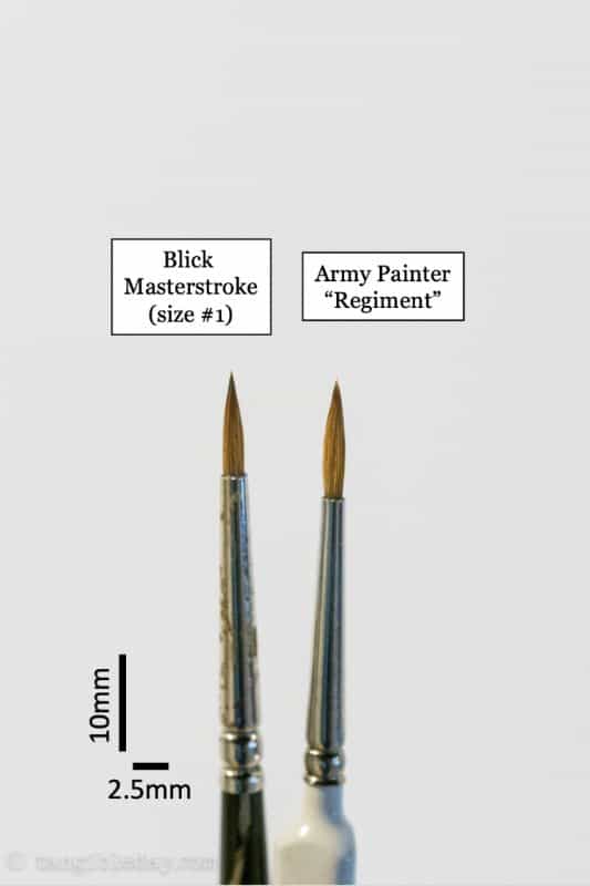 The Army Painter Hobby: Super Detail - Fine Detail Paint Brush with  Synthetic Taklon Hair- Small Paint Brush, Model Paint Brush for Miniature  Paint