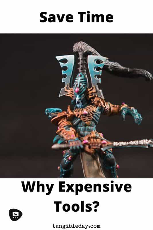 Why Expensive Hobby Tools Suck (and Why We Need Them) - are expensive tools worth it for painting miniatures - painting miniatures on a budget - save time