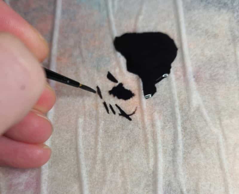Power swords - how to paint power swords - painting power weapons warhammer - mixing black color on wet palette