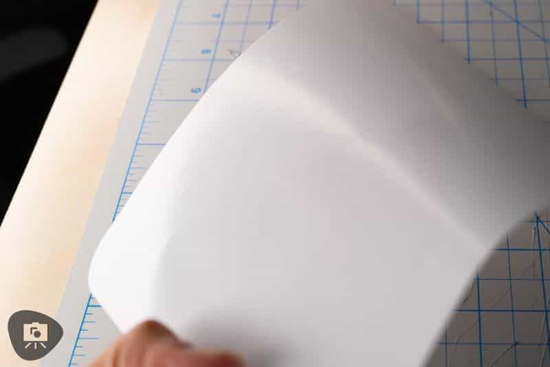 RedgrassGames Everlasting Wet Palette v2 Review - redgrass games everlasting wet palette painter 2 - glossy side of palette paper