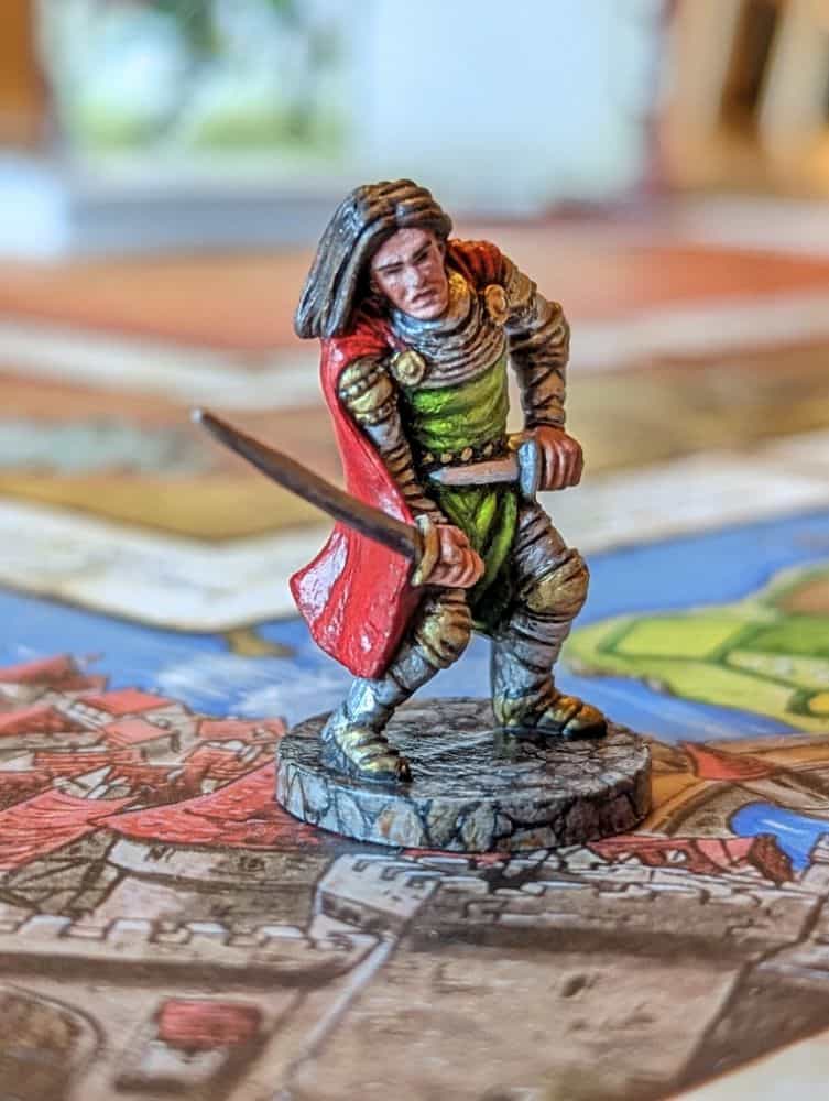 Tiffany Hastie: A Traditional Miniature Artist Enters the 3D Miniature World -  Painting front 3D model warrior 