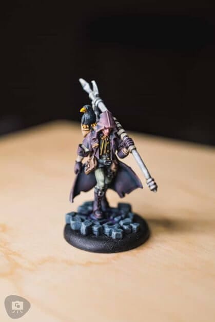 Priming Miniatures and Spraying Hobby Models (A to Z Guide) - priming miniatures step by step - Painted RPG model final shot close up