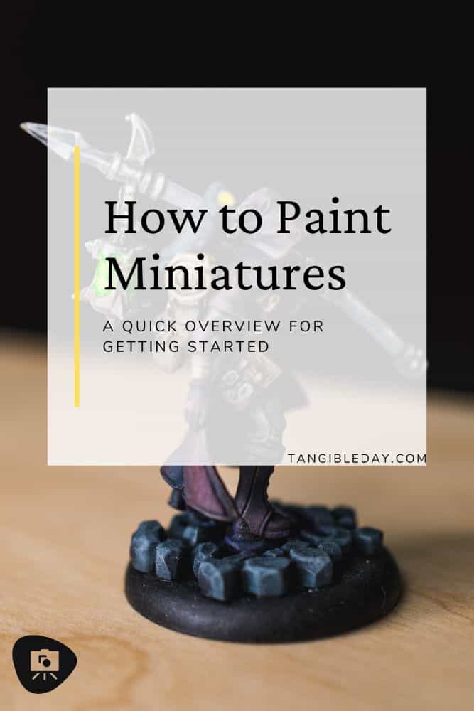 How to Prepare Miniatures for Paint - Quick start guide to assembling and preparing models for painting - how to paint models vertical image label