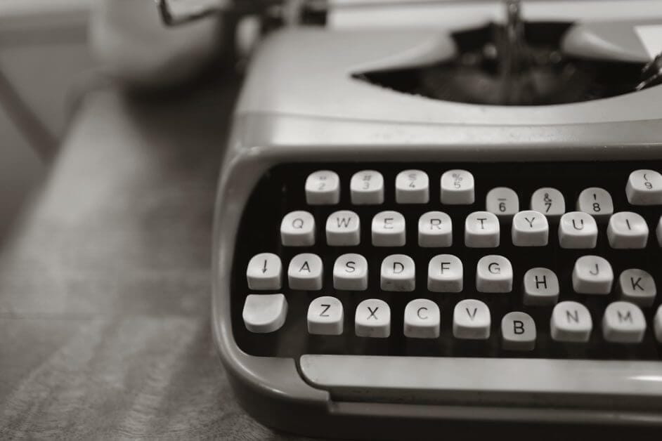 close up photo of gray typewriter - Hobby Writing and Intrusive Thoughts (Editorial) - Is writing a hobby 