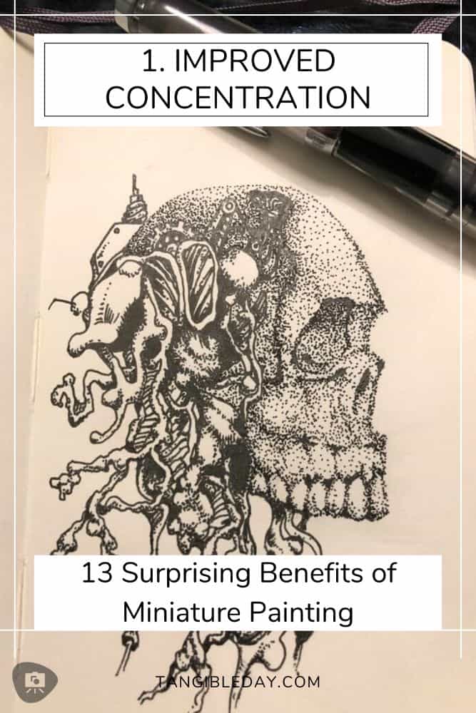 13 Essential Health Benefits of Painting Miniatures - hobby benefits - miniature painting benefit - 1. Improved concentration